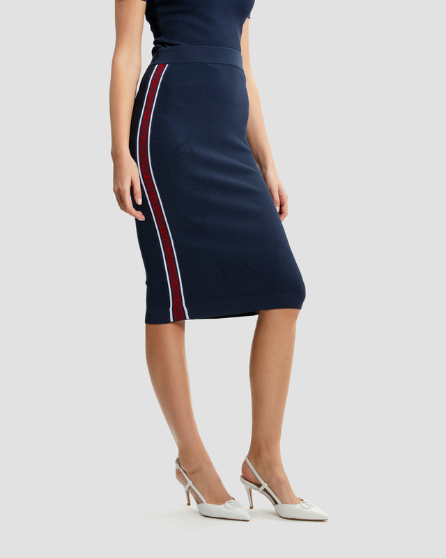 Picture of Tapered Knit Pencil Skirt