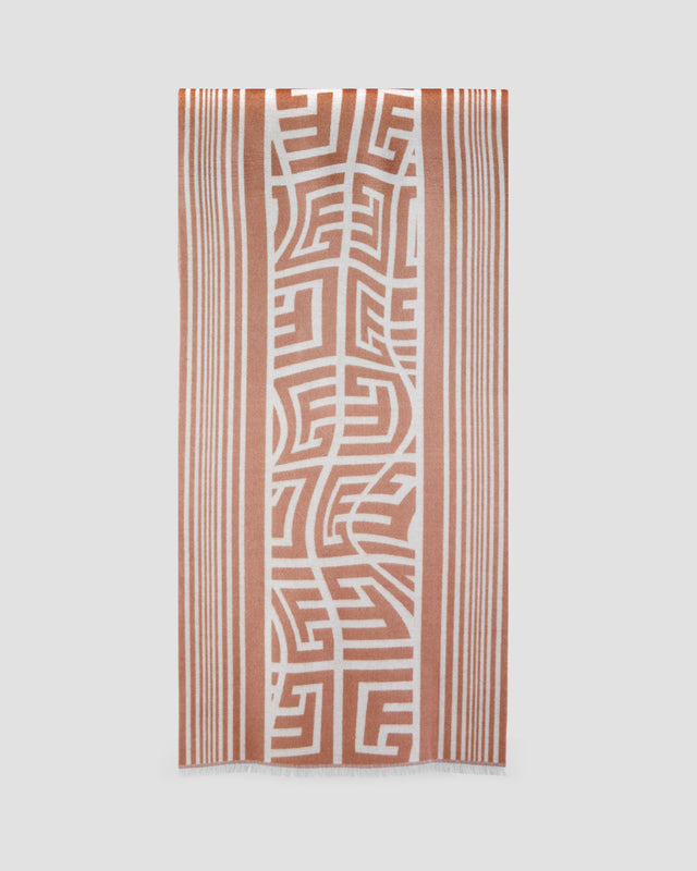 Picture of Fringed Monogram Scarf