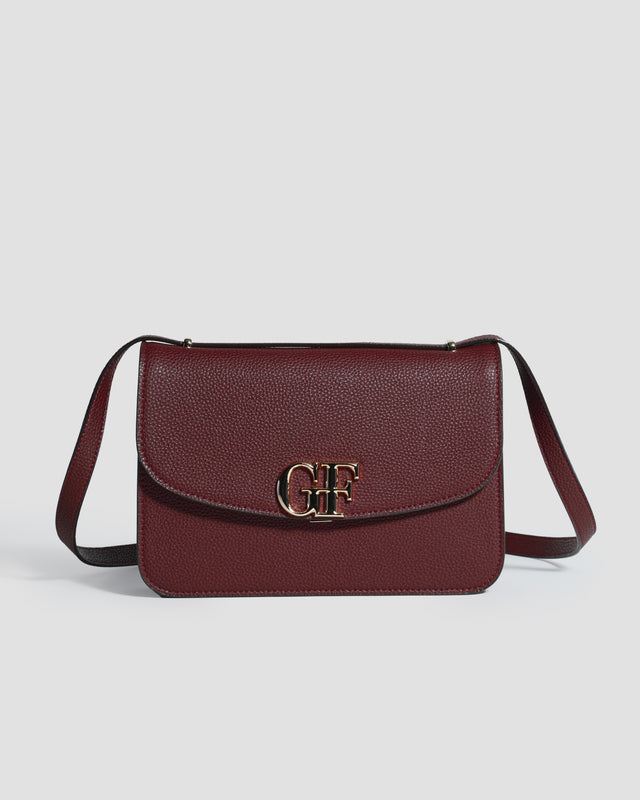 Picture of Flapped GF Embellished Crossbody Bag