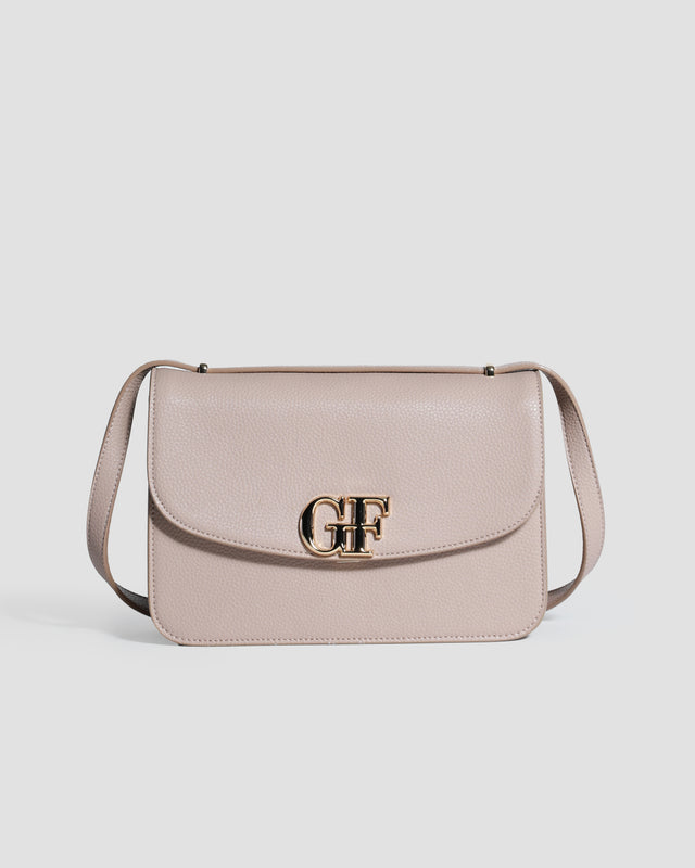 Picture of Flapped GF Embellished Crossbody Bag