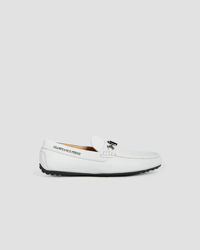 Picture of Two-Tone Monogram Moccasins