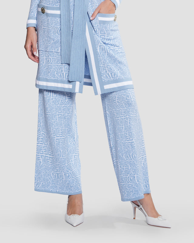 Picture of Monogram Wide Leg Trousers