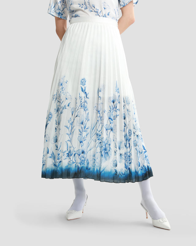 Picture of Floral Midi Skirt