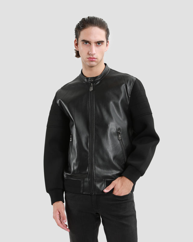 Picture of Leather Bomber Jacket