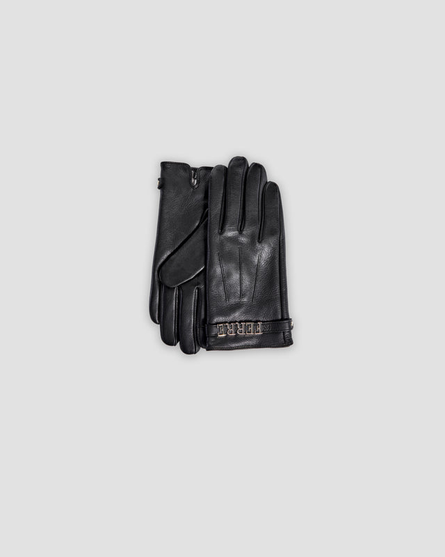Picture of Metal Brand Embellished Gloves