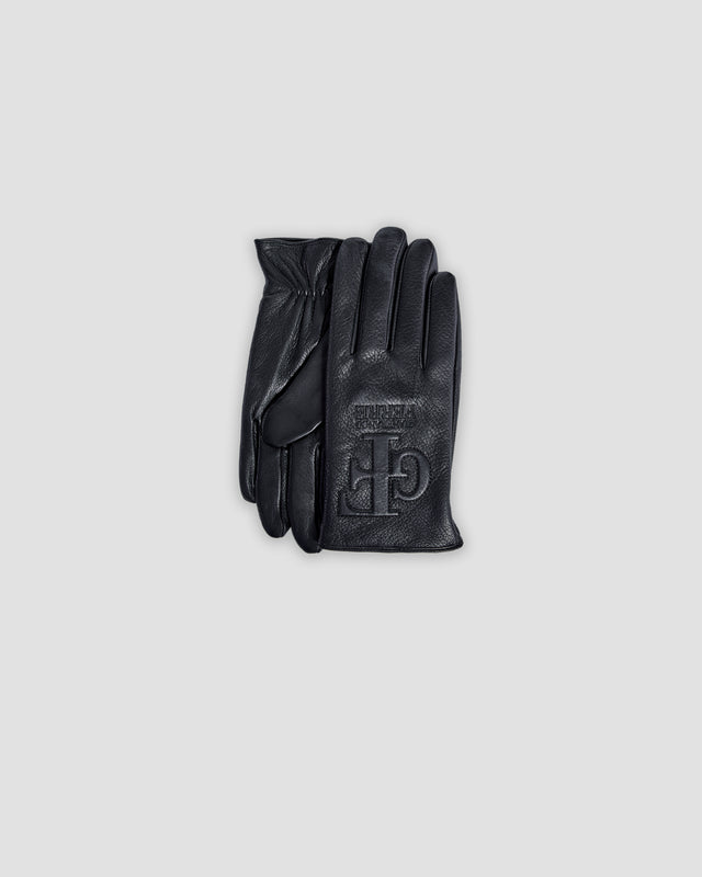 Picture of Logo Monogram Leather Gloves