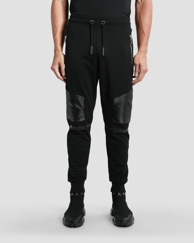 Picture of Leather Paneled Track Pants