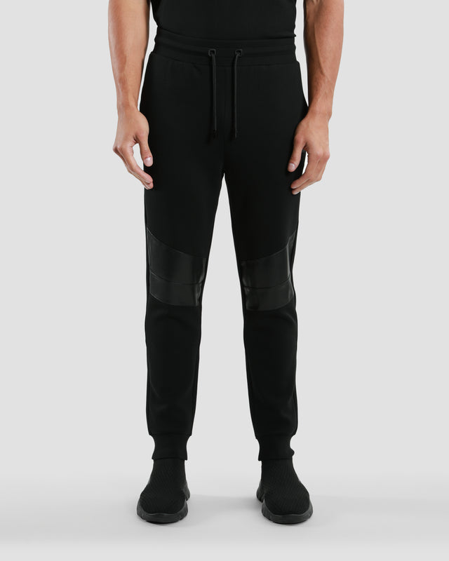 Picture of Leather Paneled Track Pants