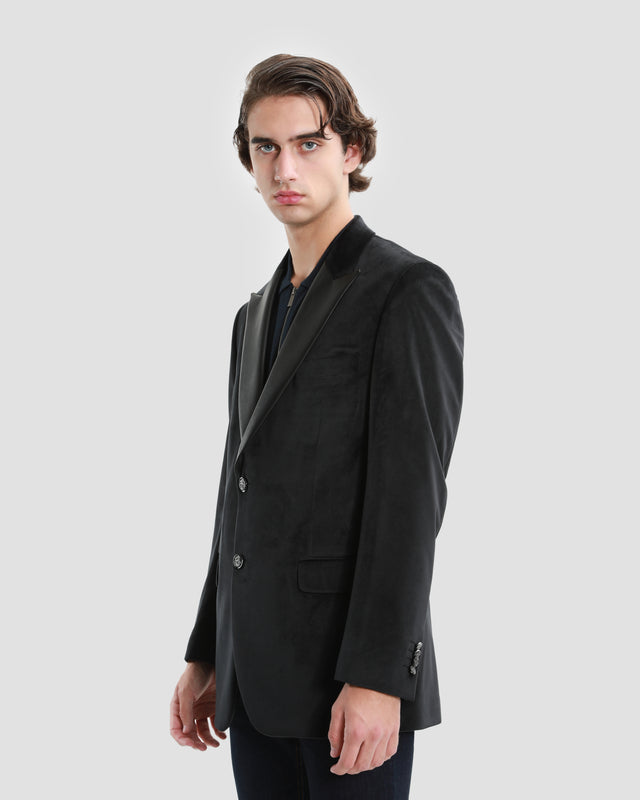 Picture of Leather Necklined Blazer