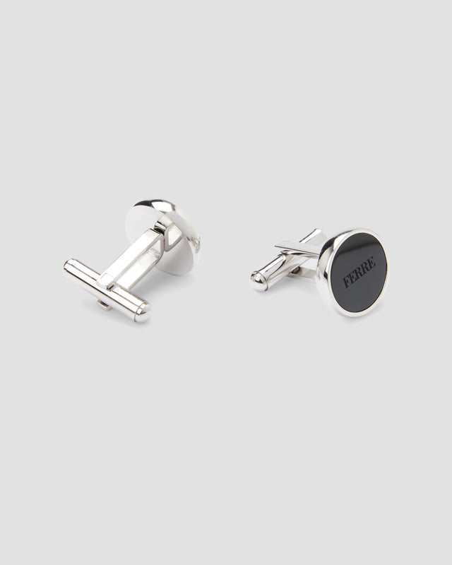 Picture of Logo-Engraved Round Cufflinks