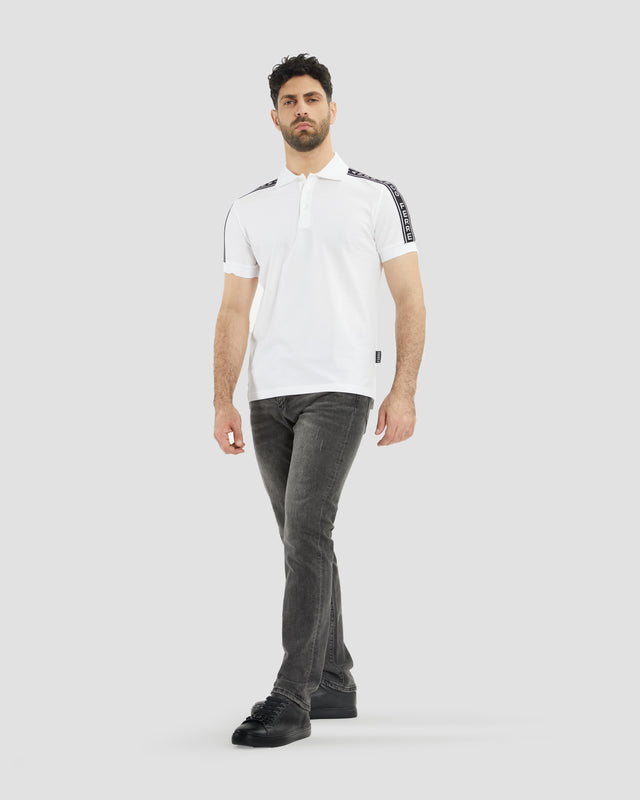 Picture of Logo Tape Sleeves Polo Shirt
