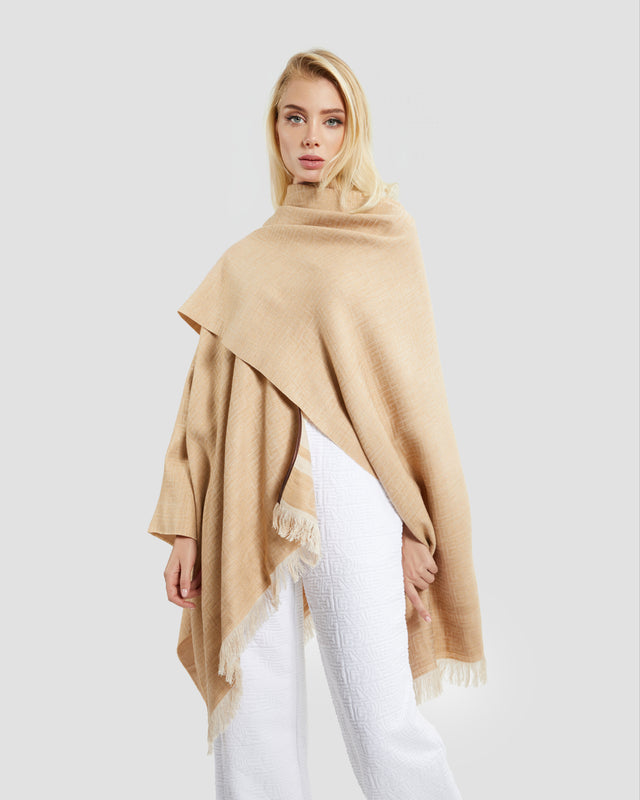 Picture of Fringed Monochrome Poncho