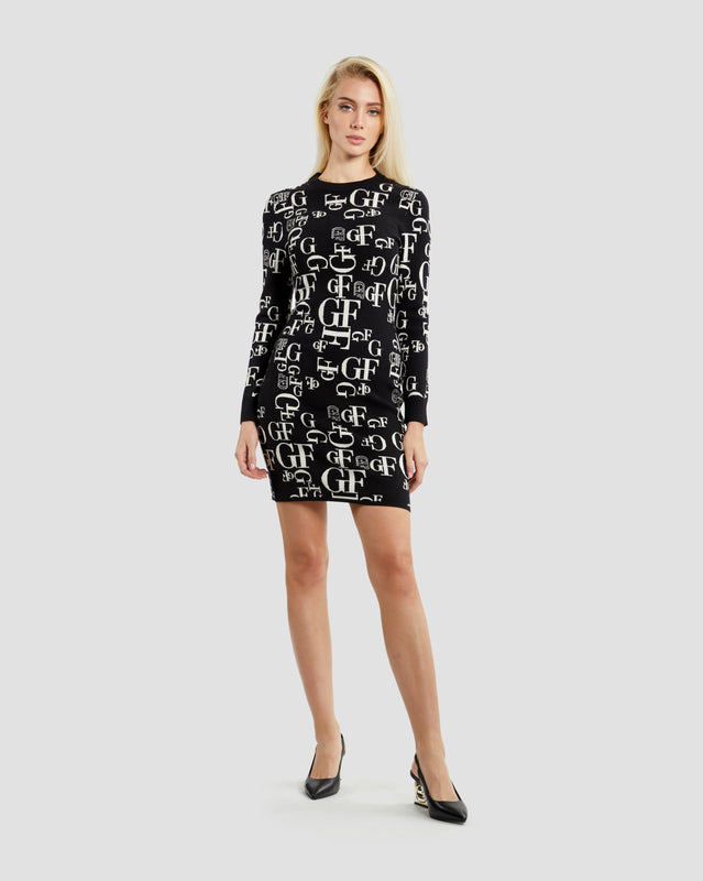 Picture of Monochrome Monogram Long Sleeve Dress