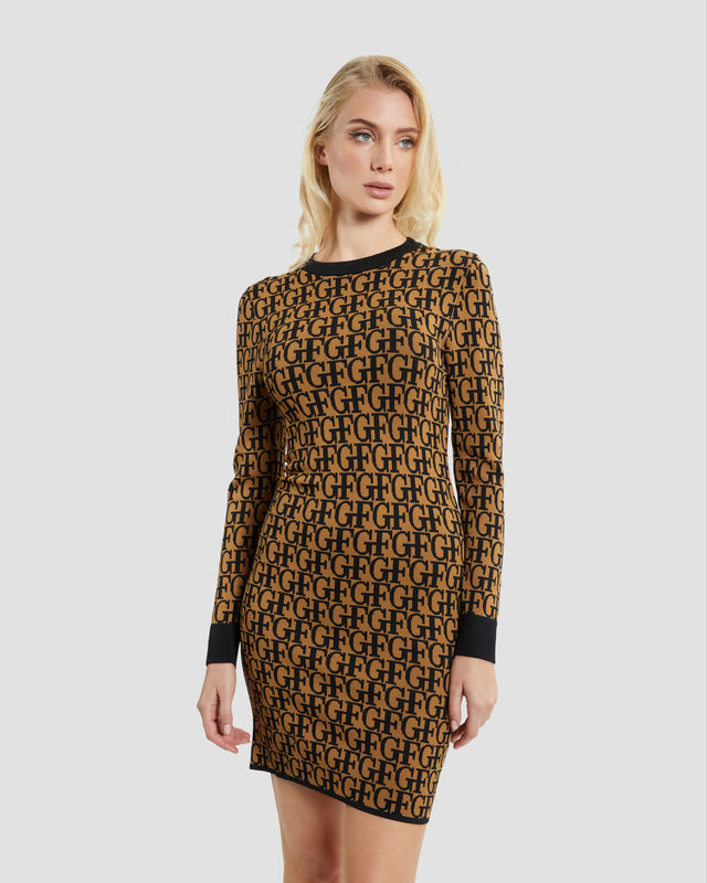 Picture of Knitted GF Long Sleeve Dress