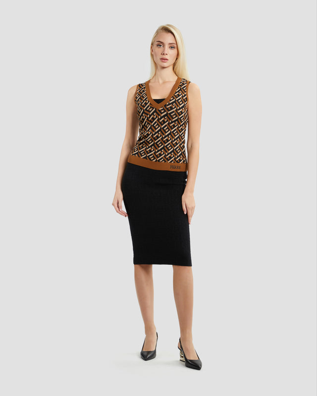 Picture of GF Patterned Sleeveless Top