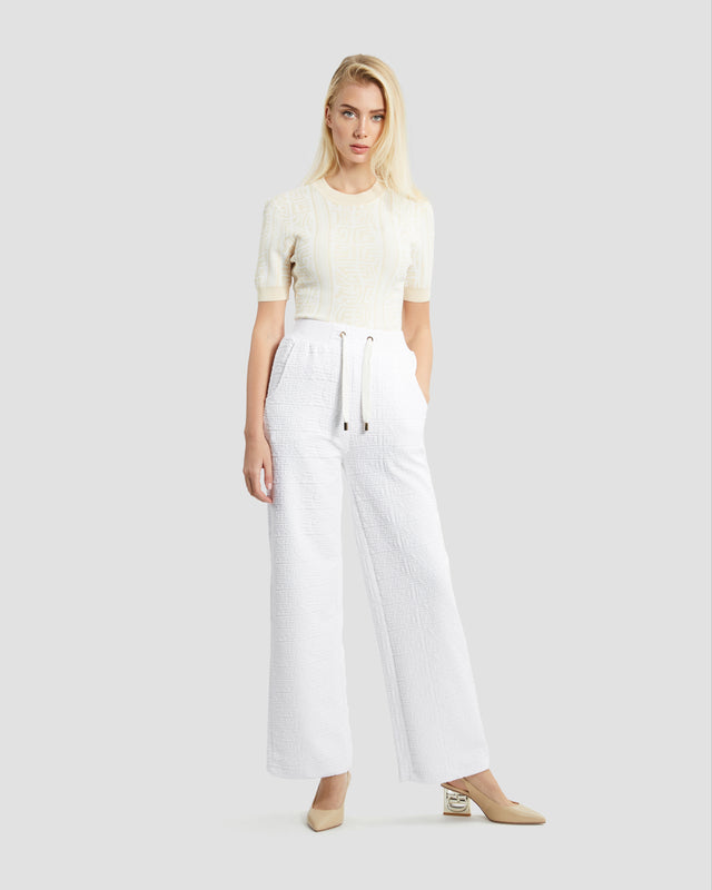 Picture of Textured Wide Leg Pants