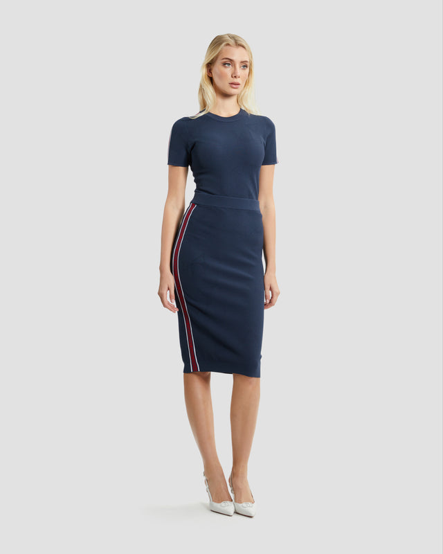 Picture of Tapered Knit Pencil Skirt