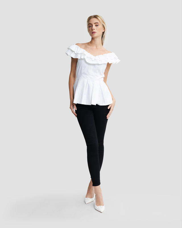 Picture of Ruffled Peplum Top