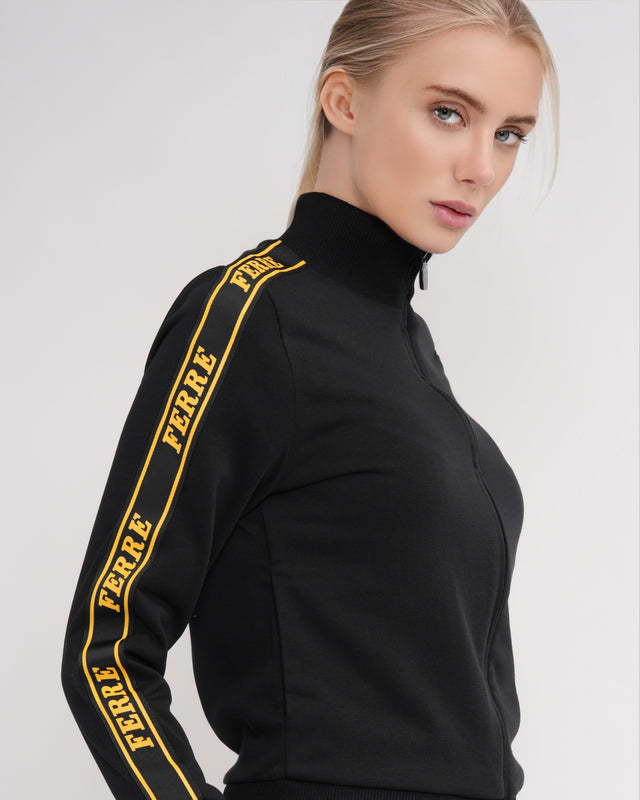 Picture of Logo Tape Zip-Up Tracksuit Set