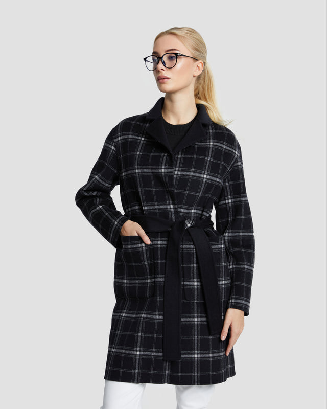 Picture of Reversible Plaid Coat