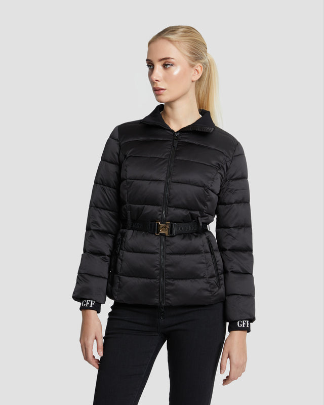 Picture of Belted Waist Puffer Jacket