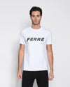Picture of White Logo Print T-shirt