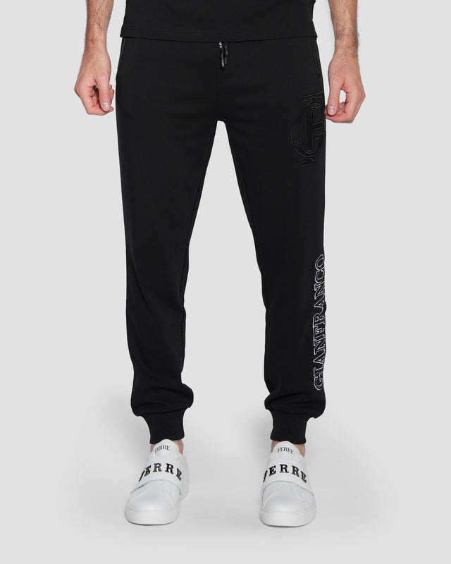 Picture of Embroidered and Printed Logo Track Pants