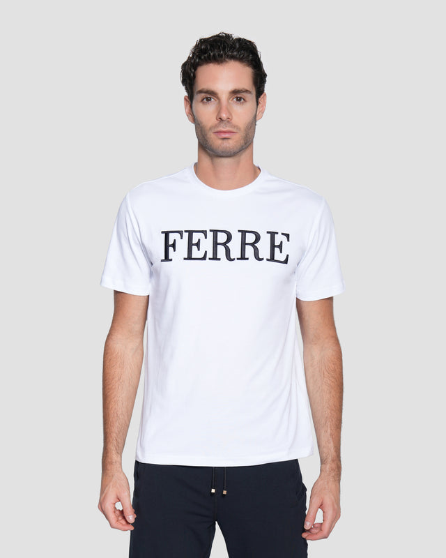 Picture of Ferré Logo Embroidery T-Shirt