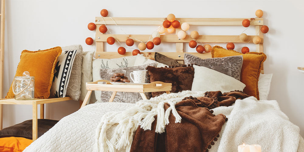 autumn interior decor for bedroom