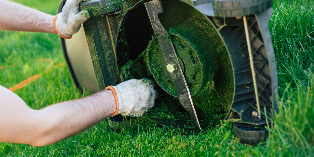 Wallaces Garden Center-Bettendorf-Iowa-Get Ready for Spring Guide-cleaning lawn mower