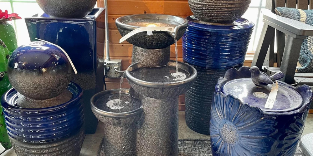 Wallace-s Garden Center-Bettendorf-Iowa-Mother's Day Gifts-Water Fountains