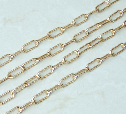 Buy Paper Clip Oval Rolo Cable Chain – EDG Beads and Gems