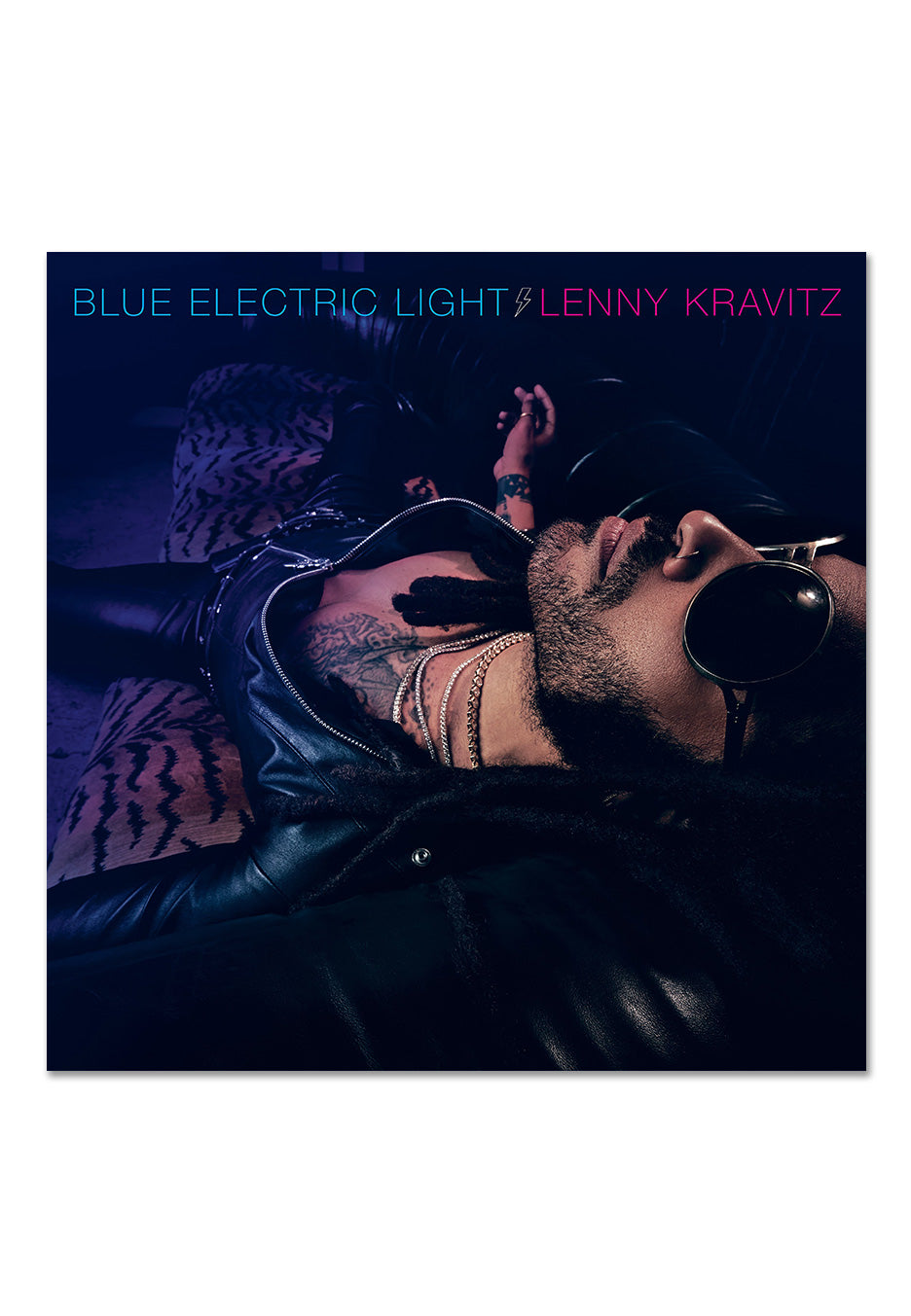 Lenny Kravitz - Blue Electric Light SIGNED Ltd. Pink & Blue - Colored Vinyl