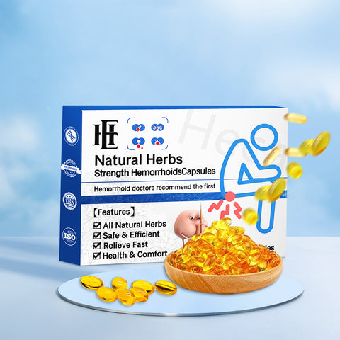 Heca Natural Herbal Strength Hemorrhoid Capsules