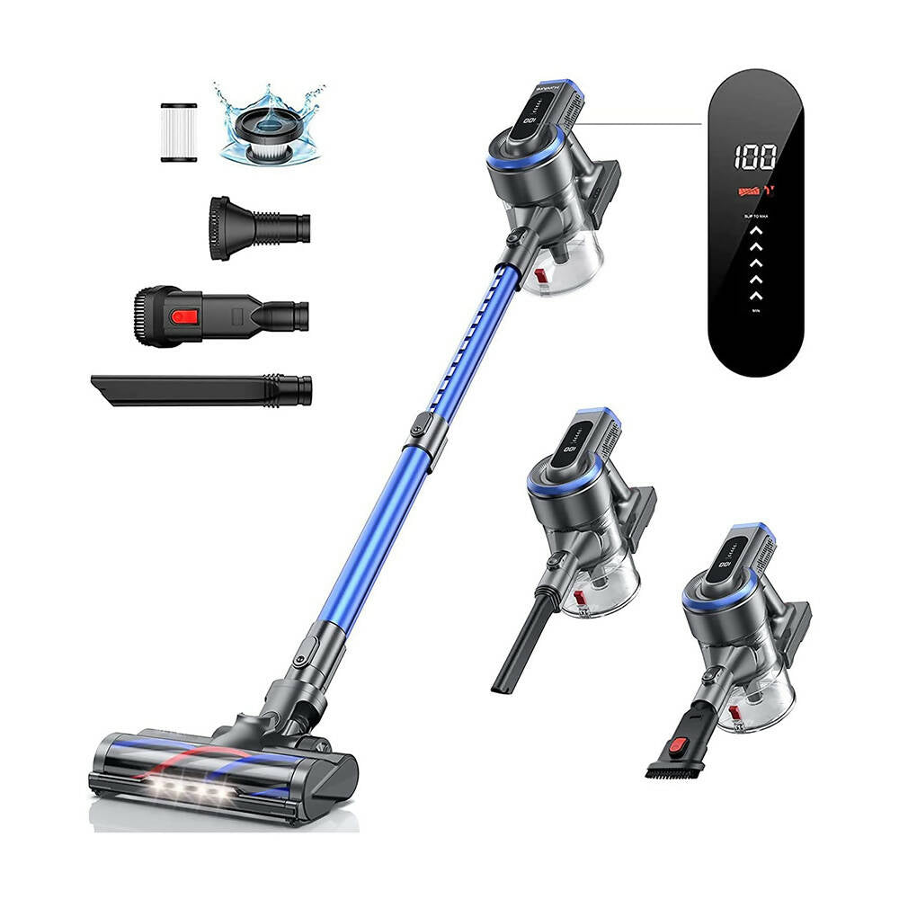 Cordless Vacuum Cleaner / Surface & Dust Cleaning / 400W Motor / 33Kpa MAX Suction / 55-Minute Runtime / Smart Touch Screen / 1. - Snapbuy product image