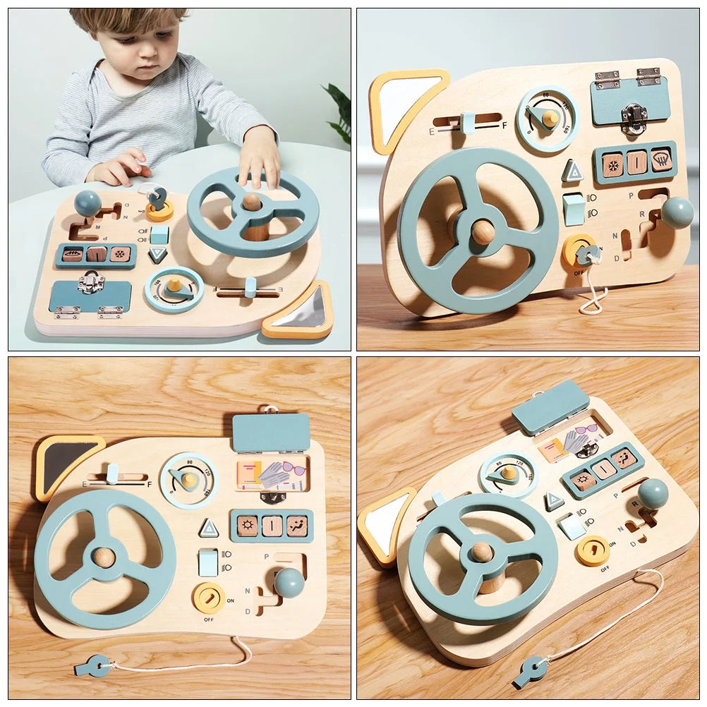 Drvena upravljačka tabla za djecu