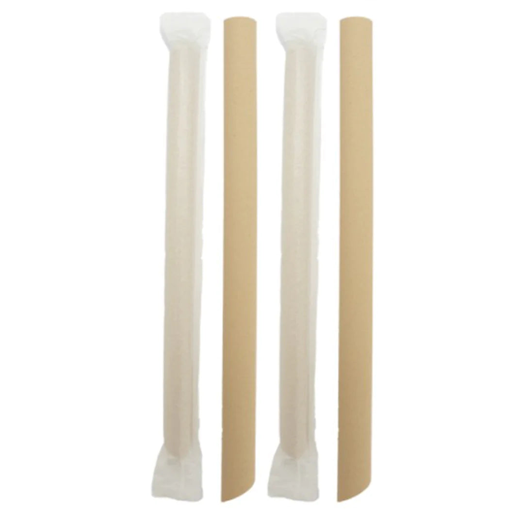 Tea Fiber Straws Single Pack-12mm*23cm NEW! - KotteLab AB product image