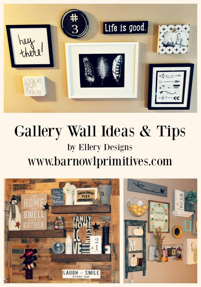 How to Build a Gallery Wall - Gallery Wall Ideas and Tips - Barn Owl ...