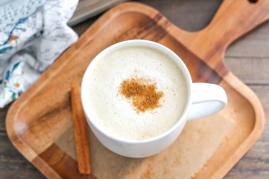 Homemade Cinnamon Dolce Latte is an easy recipe made with strong coffee, cinnamon syrup, and frothed milk. This is a delicious drink to enjoy during the fall and winter months.