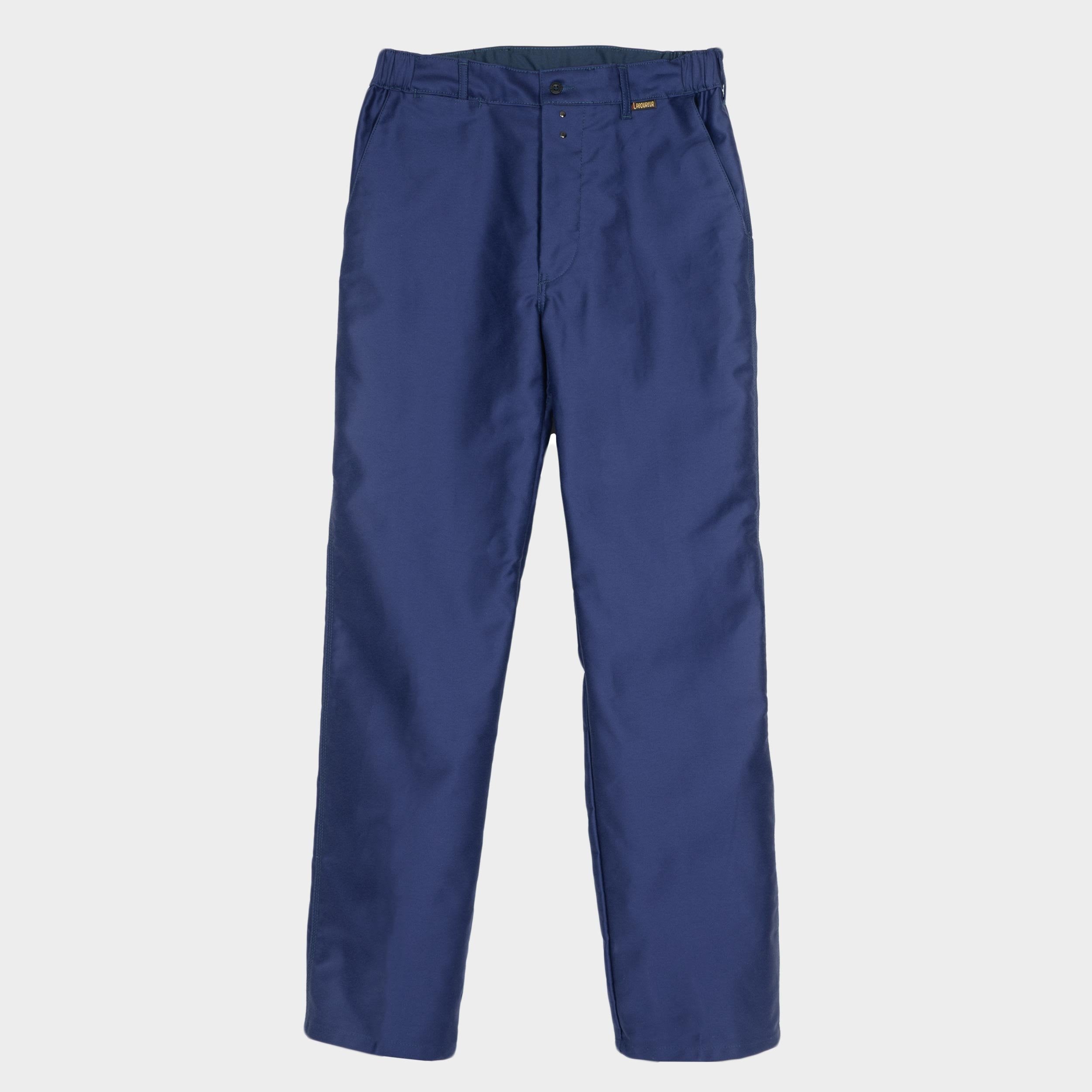 Le Laboureur French Corduroy Work Pant in Black — GARDENHEIR