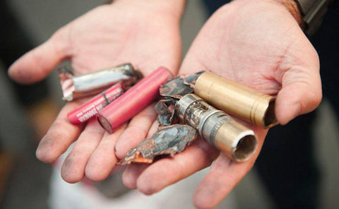 Batteries that have shorted and exploded