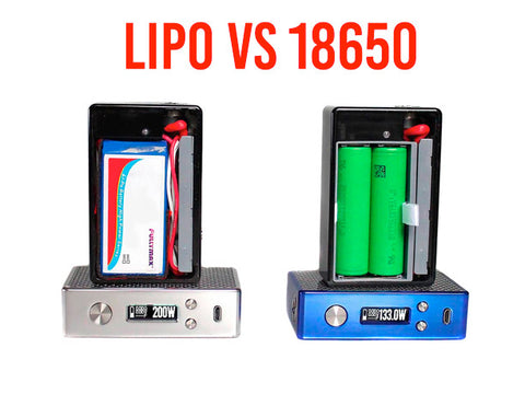 LIPO vs 18650 batteries