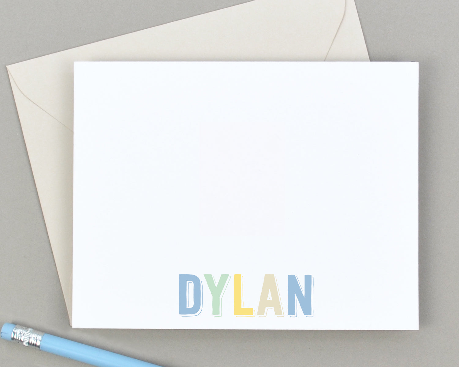 boys personalized stationery