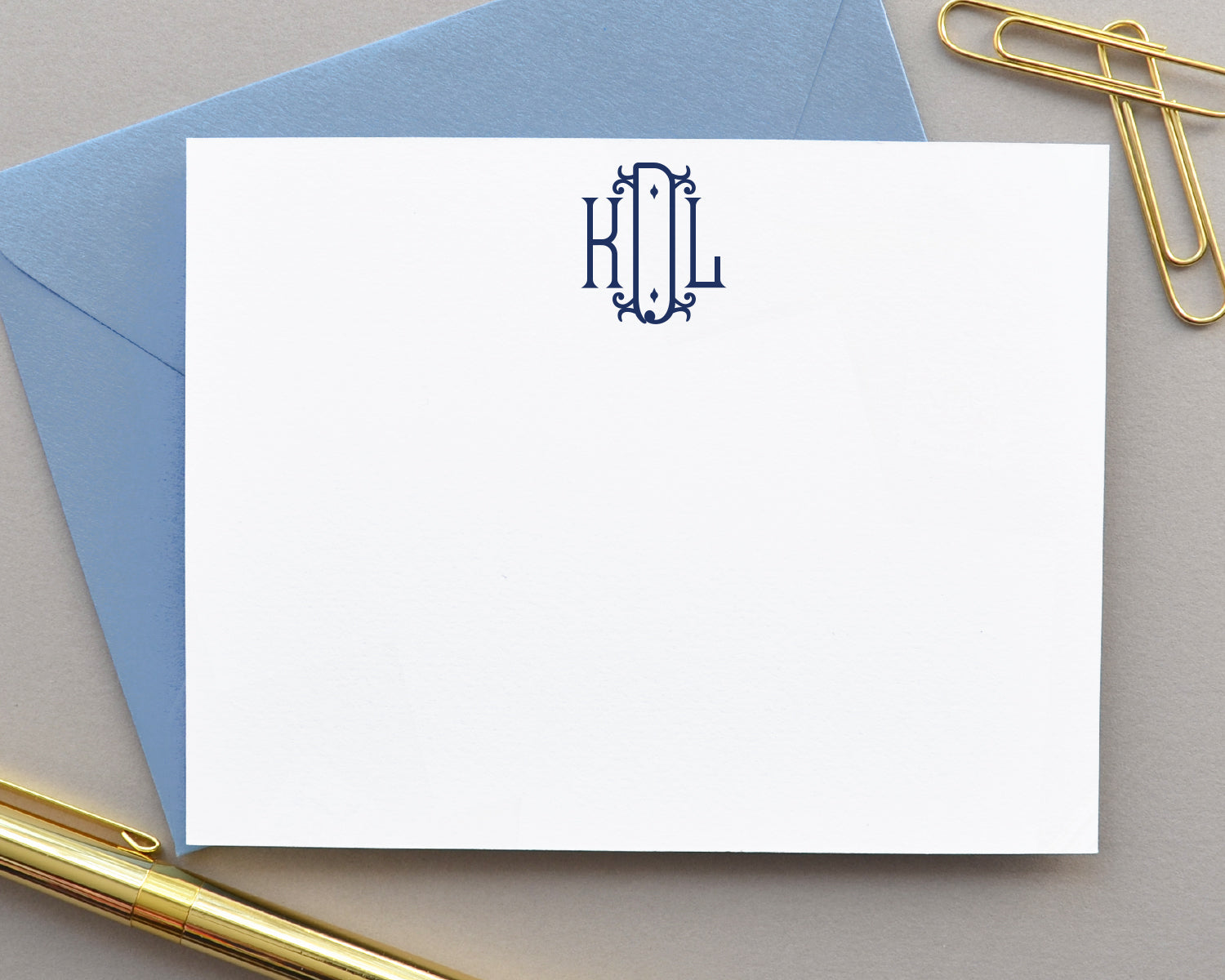 Men's Stationery Note Cards and Envelopes with Monogram, Personalized  Notecard Set, Custom Stationery, FLAT Notecards with Envelopes A2 Size,  Port of Reverie Paper Company - Yahoo Shopping