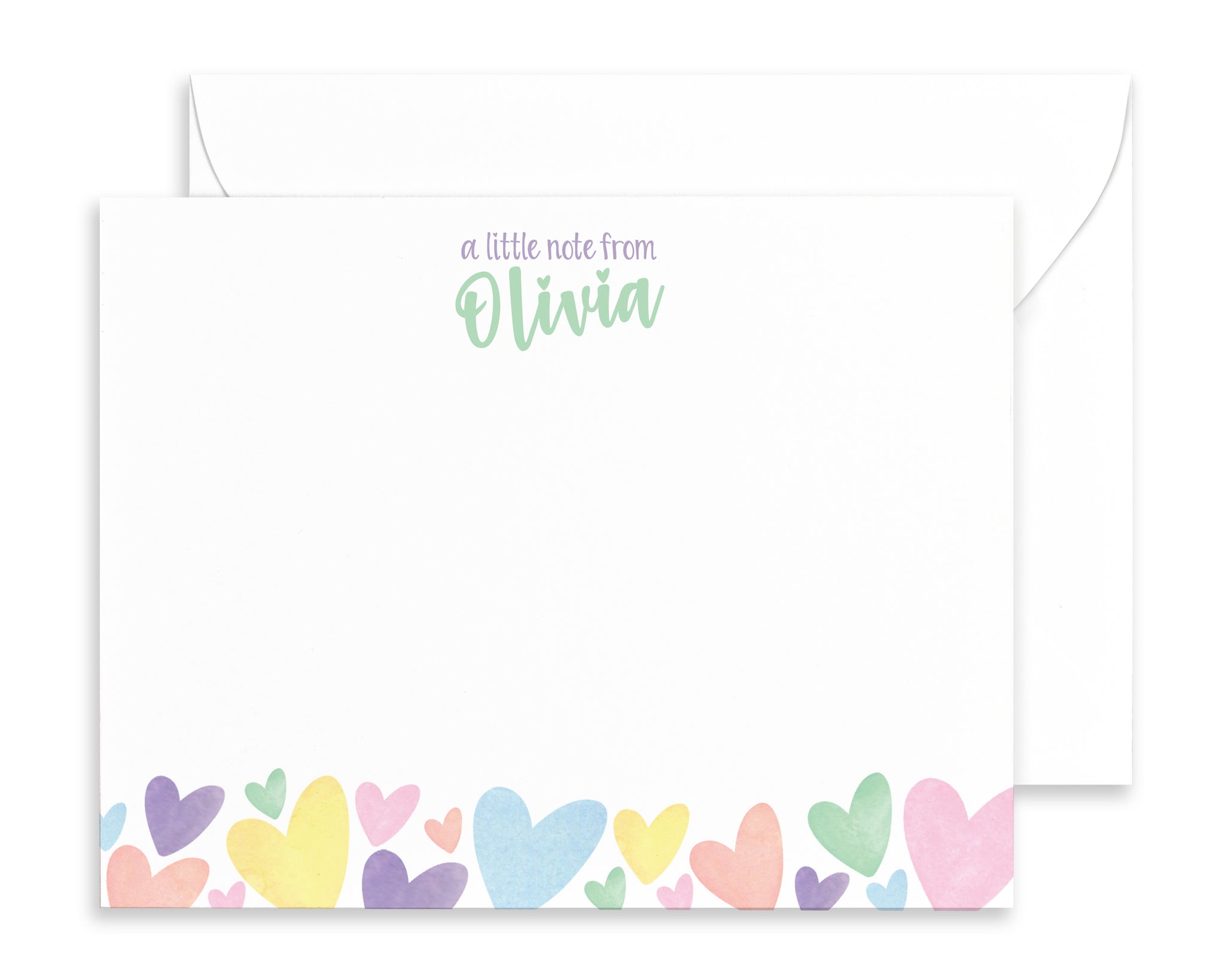 personalized stationery for little girls