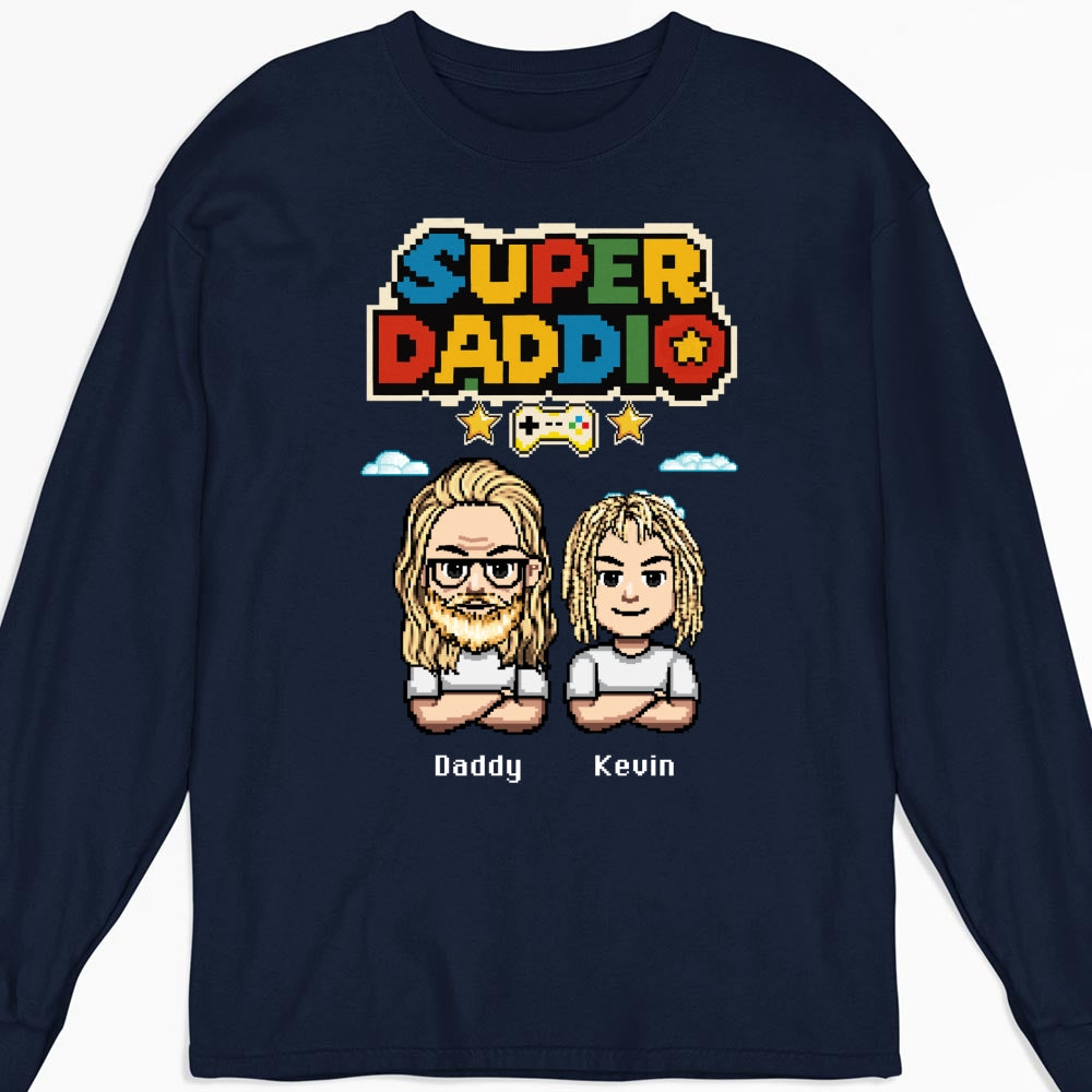 Super Daddio - Personalized Custom Shirt - Image 12