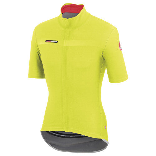 fluro yellow cycling jersey