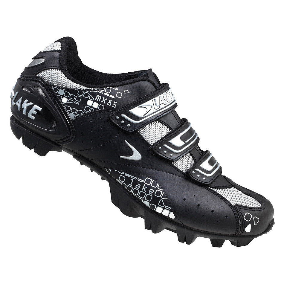 Download Lake Womens MX85 MTB Cycling Shoes - Black/Silver - Open ...