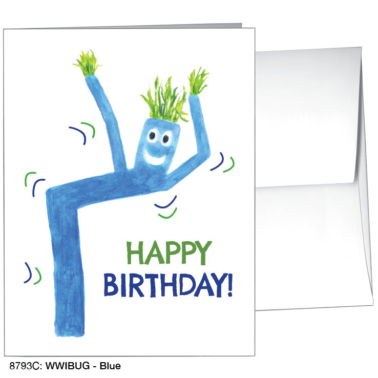 WWIBUG - Blue, Greeting Card (8793C)