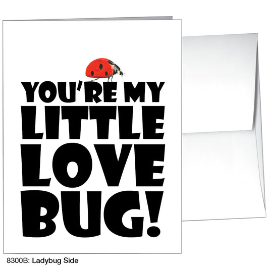 Ladybug Side, Greeting Card (8300C) – Printed Canvas
